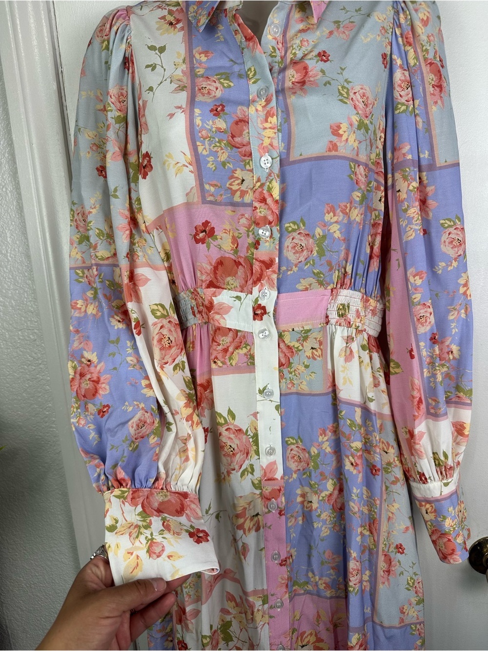 Yumi Kim Floral Patchwork Maxi Dress - Picture 2 of 7